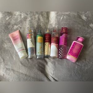 Bundle of Bath and Body Works Perfumes and Lotions